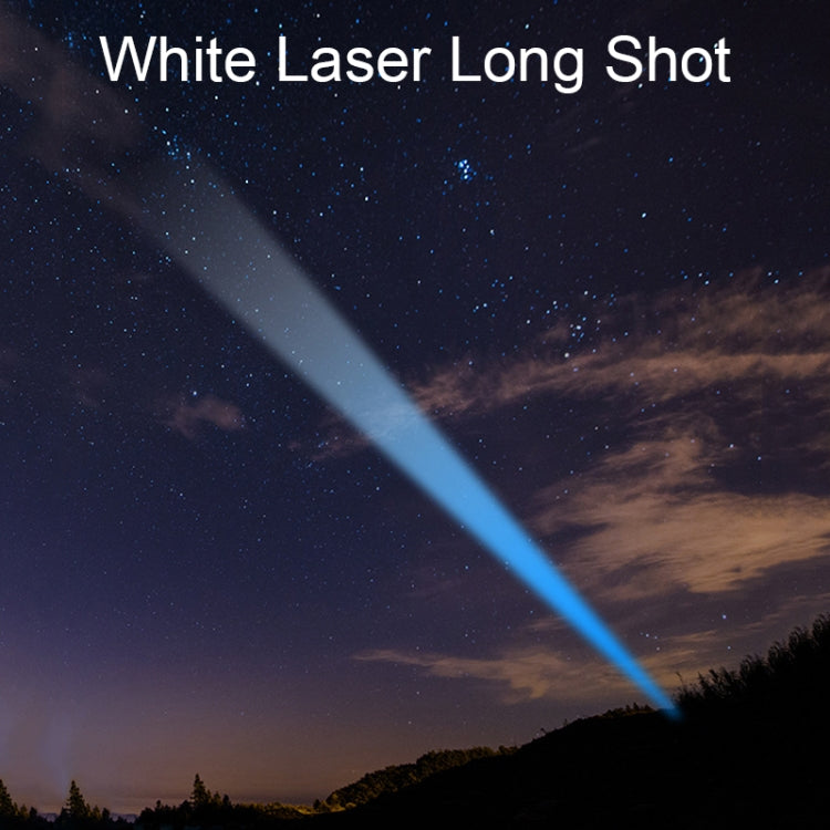 Outdoor White Laser Type-C Charging Telescopic Zoom Flashlight with Power Bank Function My Store