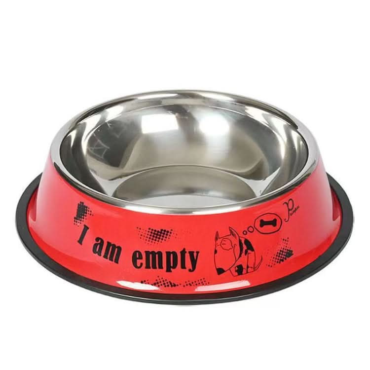 Anti-tip Stainless Steel Pet Bowl Cat Dog Food Basin - Reluova