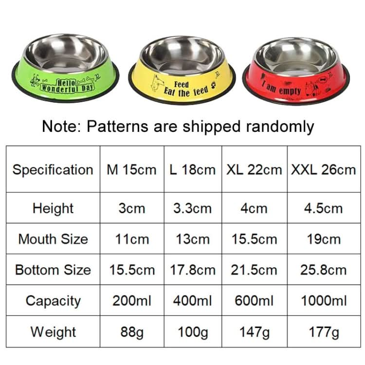 Anti-tip Stainless Steel Pet Bowl Cat Dog Food Basin - Reluova