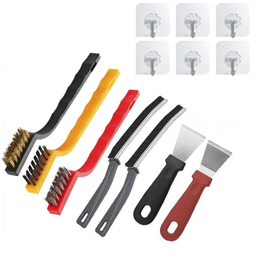 Multifunctional Kitchen Stove Cleaning Brush Set Range Hood Sink Gap Brush Reluova