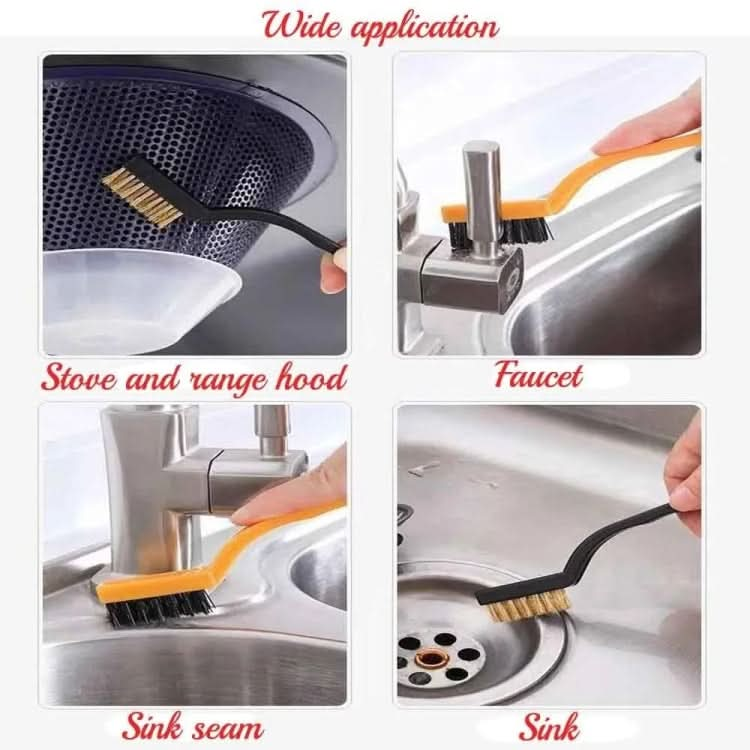 Multifunctional Kitchen Stove Cleaning Brush Set Range Hood Sink Gap Brush Reluova