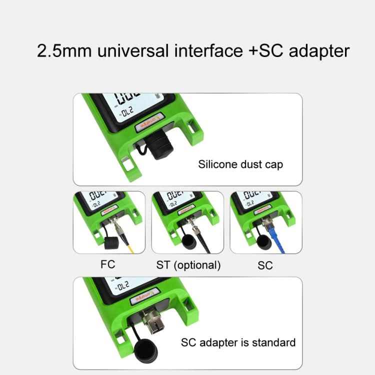 Komshine Handheld Laser Light Source Fiber Tester with LED Backlight My Store