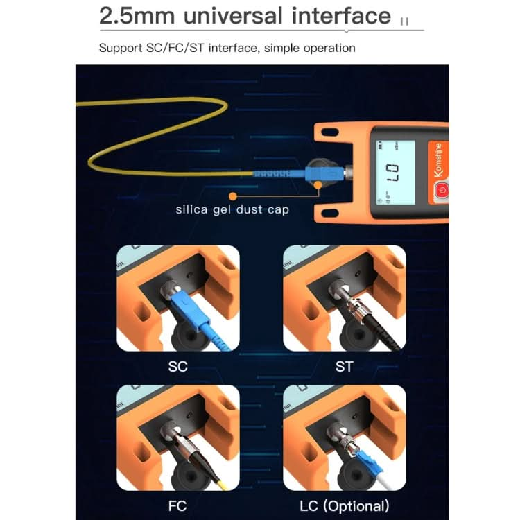 Komshine Mini Handheld Optical Power Meter Fiber Loss Measurement My Store