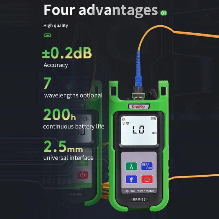 Komshine High-Precision Optical Power Meter Optical Cable Line Tester My Store