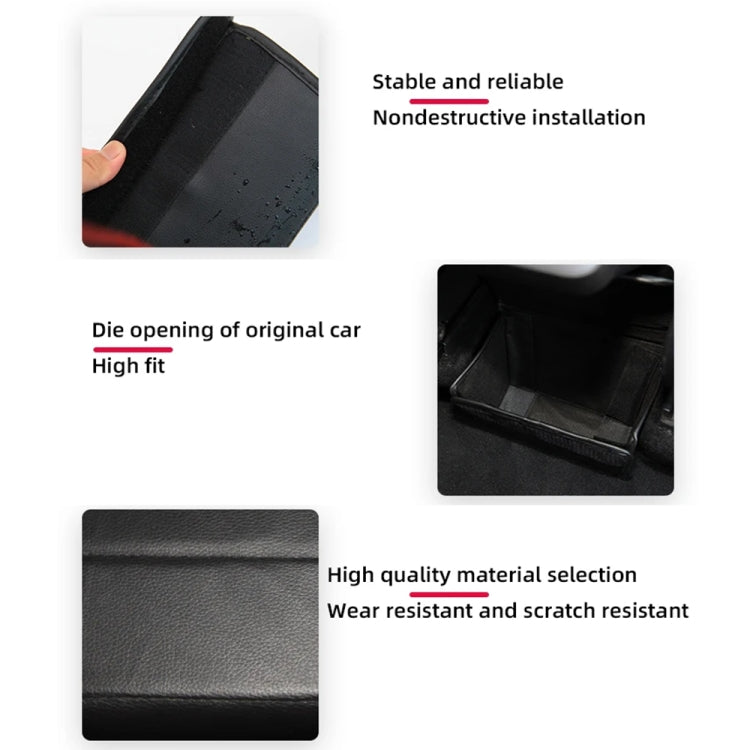 For Tesla Model Y PU Leather Car Interior Storage Glove Box Modification Accessories ÎҵÄÉ̵ê