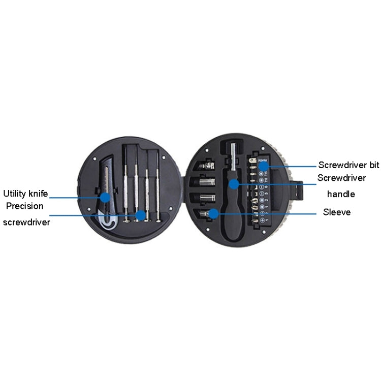 20 In 1 Tire Shaped Tool Set Home Hardware Utility Combinations