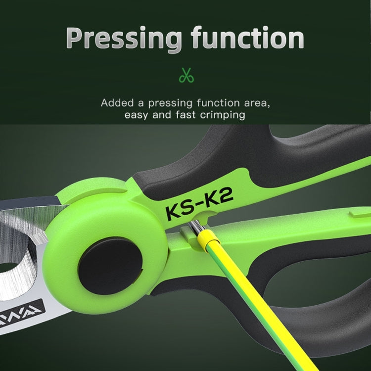 KomShine Stainless Steel Kevlar Serrated Fiber Optic Stripping Scissors My Store