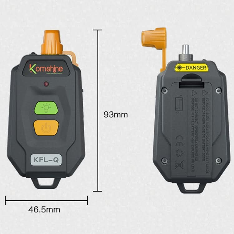 Komshine 15km Mini Optical Fiber Breakpoint Positioning Test Red Light Pen My Store