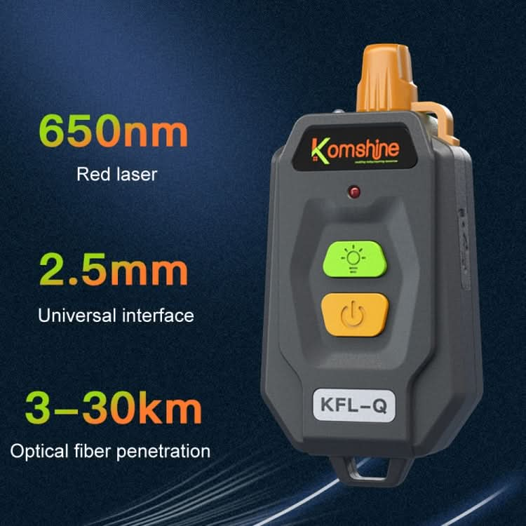 Komshine 15km Mini Optical Fiber Breakpoint Positioning Test Red Light Pen My Store