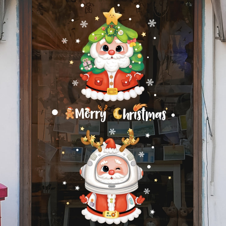 30x45cm Christmas Static Wall Stickers Glass Window Christmas Decoration Poster My Store