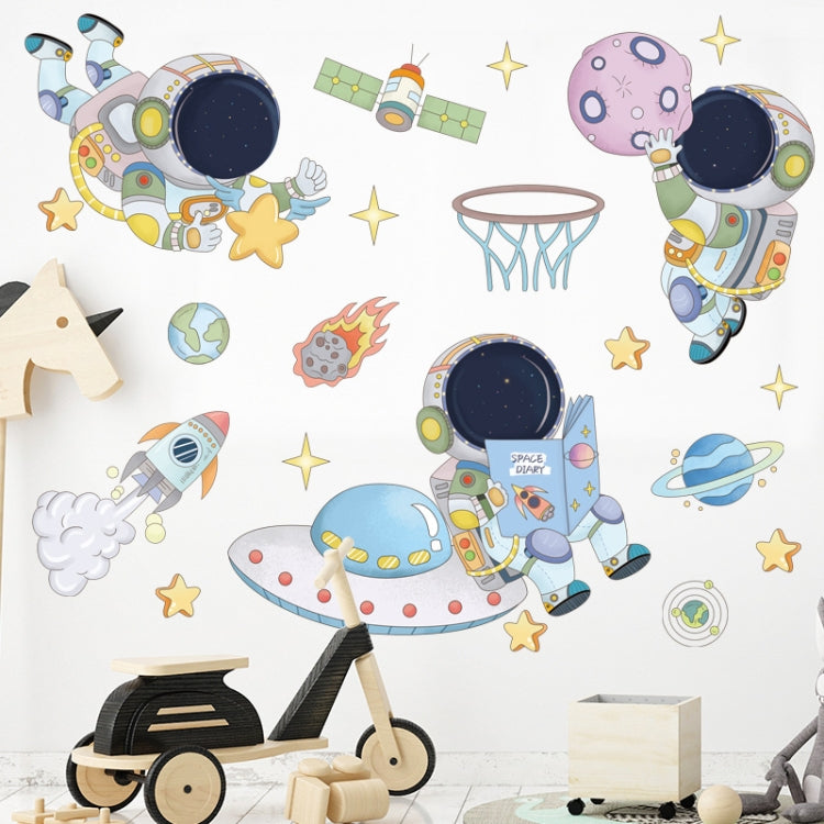 Children Room Cartoon Astronaut Wall Stickers Classroom Decorative Poster My Store