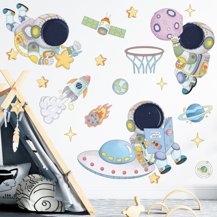 Children Room Cartoon Astronaut Wall Stickers Classroom Decorative Poster My Store