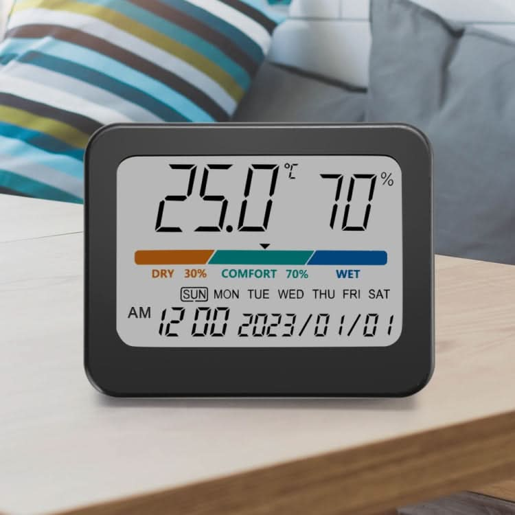 Indoor Temperature And Humidity Monitor Thermometer Hygrometer With Perpetual Calendar Reluova