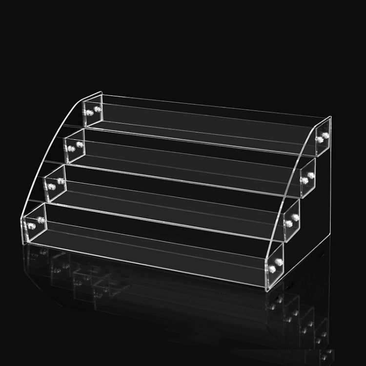 Acrylic Nail Polish Display Rack Transparent Ladder Stand Cosmetic Essential Oil Bottle Holder My Store