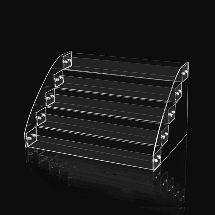 Acrylic Nail Polish Display Rack Transparent Ladder Stand Cosmetic Essential Oil Bottle Holder My Store