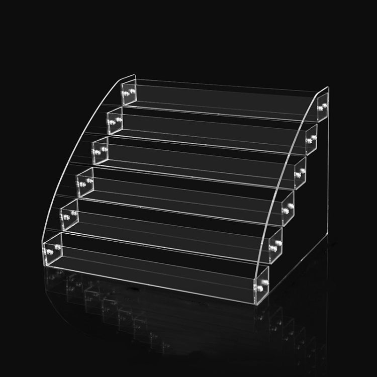 Acrylic Nail Polish Display Rack Transparent Ladder Stand Cosmetic Essential Oil Bottle Holder My Store