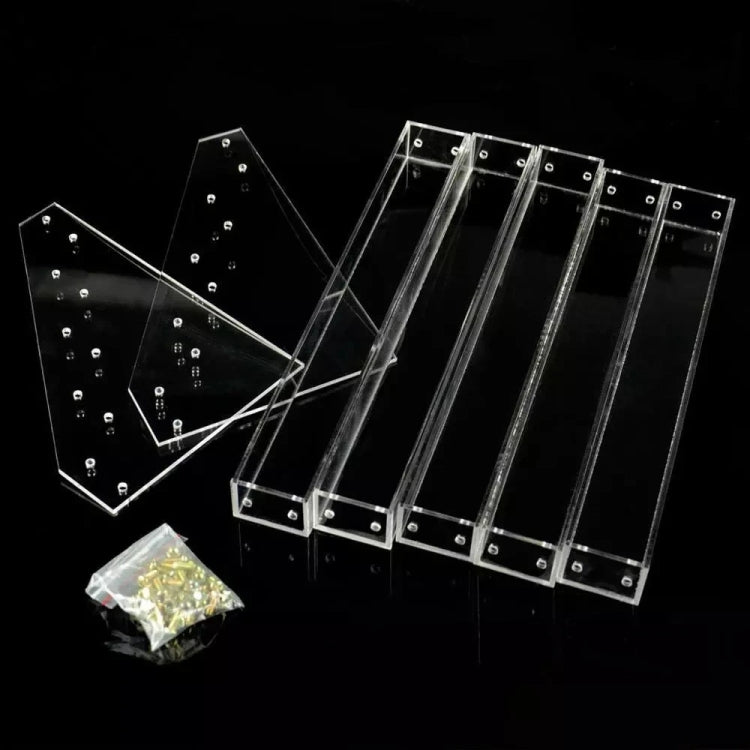 Acrylic Nail Polish Display Rack Transparent Ladder Stand Cosmetic Essential Oil Bottle Holder My Store