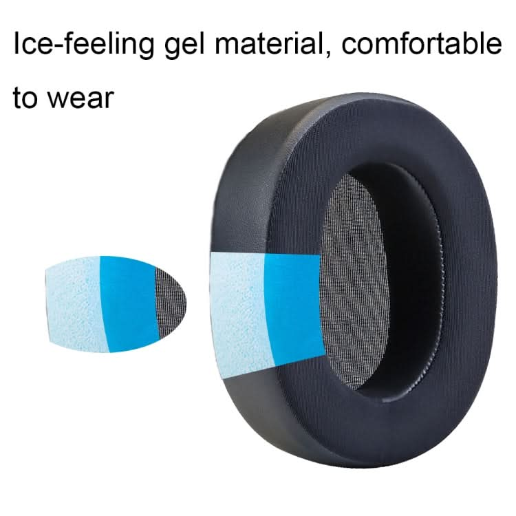 2pcs Ice Gel Headphones Sponge Cover Earmuffs