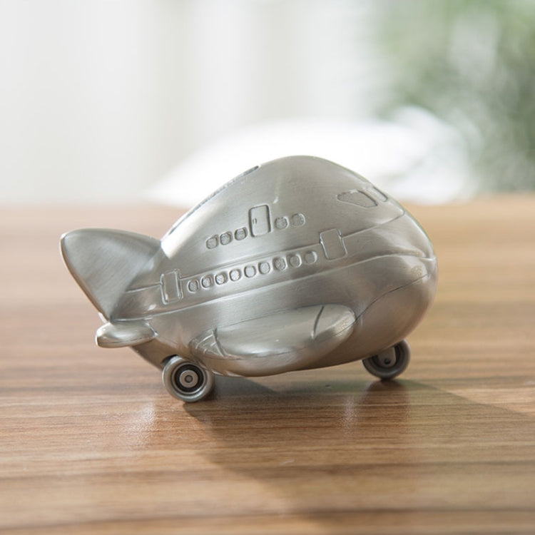 Zinc Alloy Coin Bank Metal Airplane Crafts Children Gifts My Store