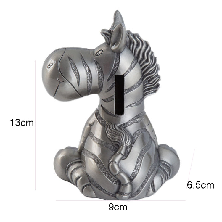 Cartoon Cute Horse Money Bank Metal Crafts Ornament Children Gift