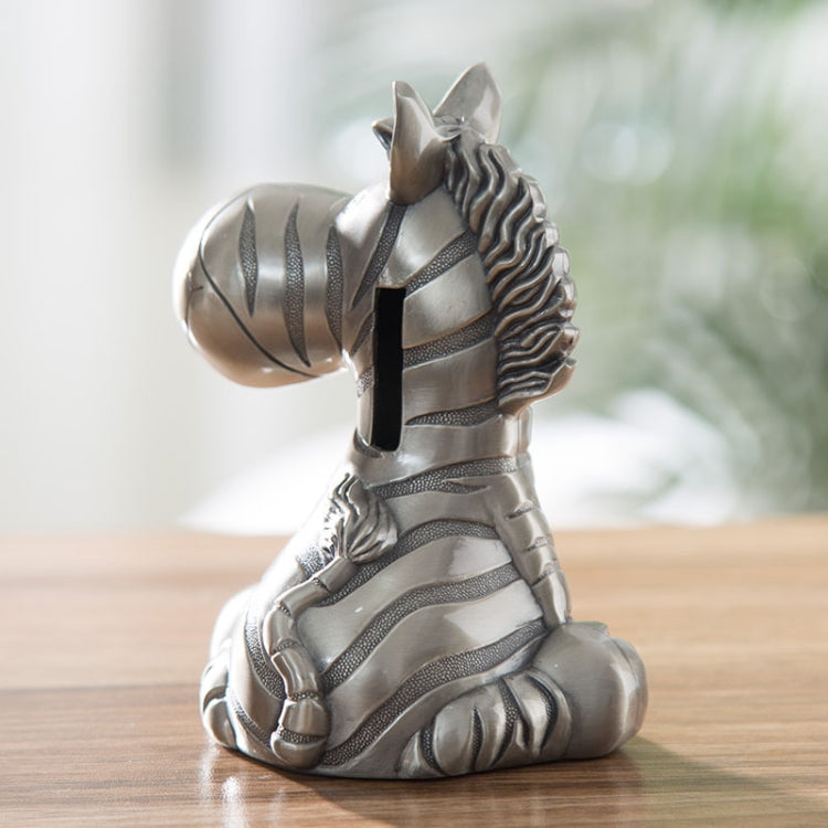 Cartoon Cute Horse Money Bank Metal Crafts Ornament Children Gift