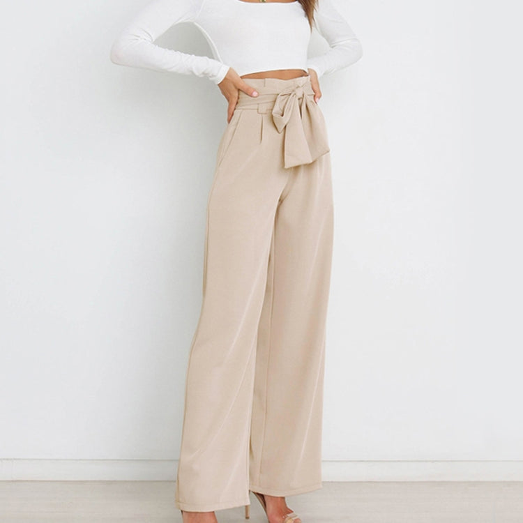 Women Suit Trousers Casual Versatile Wide Leg Trousers Temperament Commuter Pants