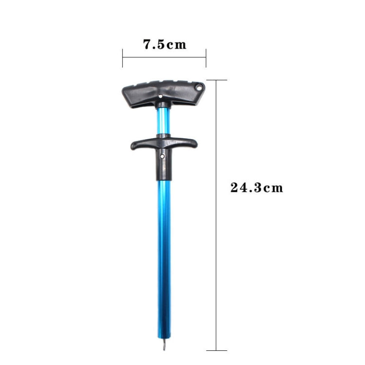 Aluminum Alloy Decoupler T-Shaped Fish Hook Remover Sea Fishing Equipment 24 X 7.5cm Reluova