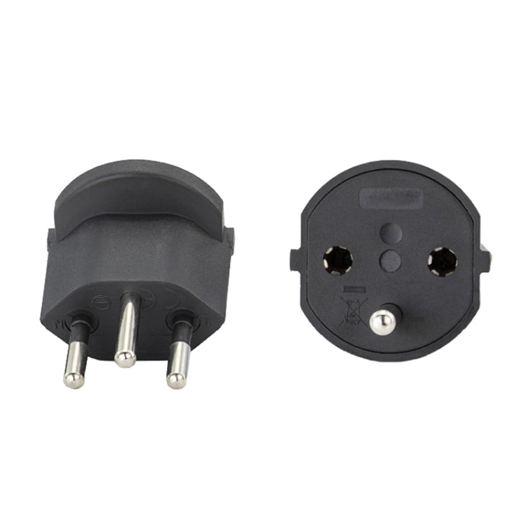 EU To Switzerland Convertible Plug With Ground Wire Travel Adaptor Reluova