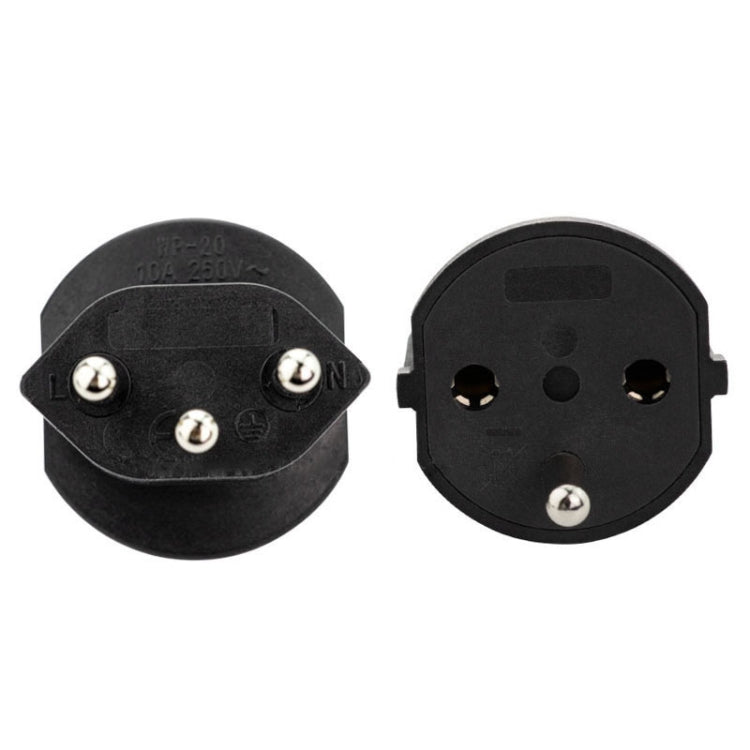 EU To Switzerland Convertible Plug With Ground Wire Travel Adaptor Reluova