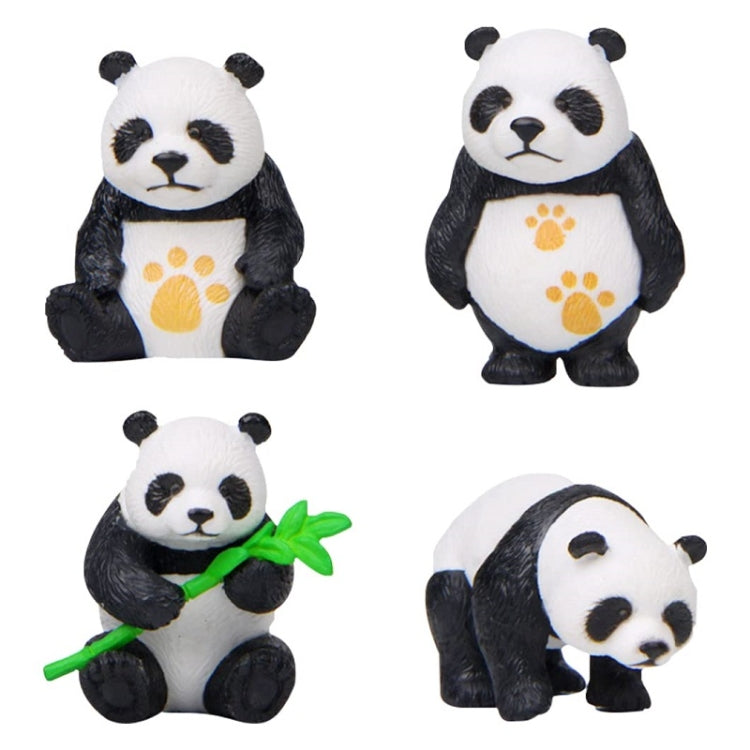 4pcs/set Panda Micro Landscape PVC Cake Accessories Doll Ornaments My Store