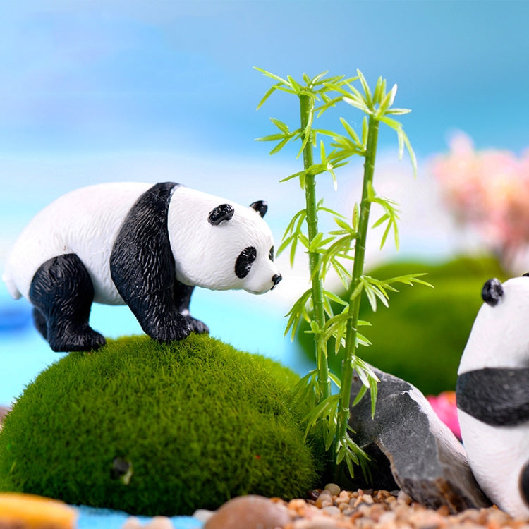 4pcs/set Panda Micro Landscape PVC Cake Accessories Doll Ornaments My Store