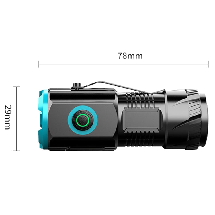 Mini Outdoor Dual Light Source Magnetic Hat Clip Multifunctional Portable Flashlight My Store