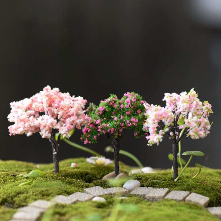 5pcs Micro Landscape Ornaments Simulated Christmas Trees Succulent Accessories Materials-Reluova