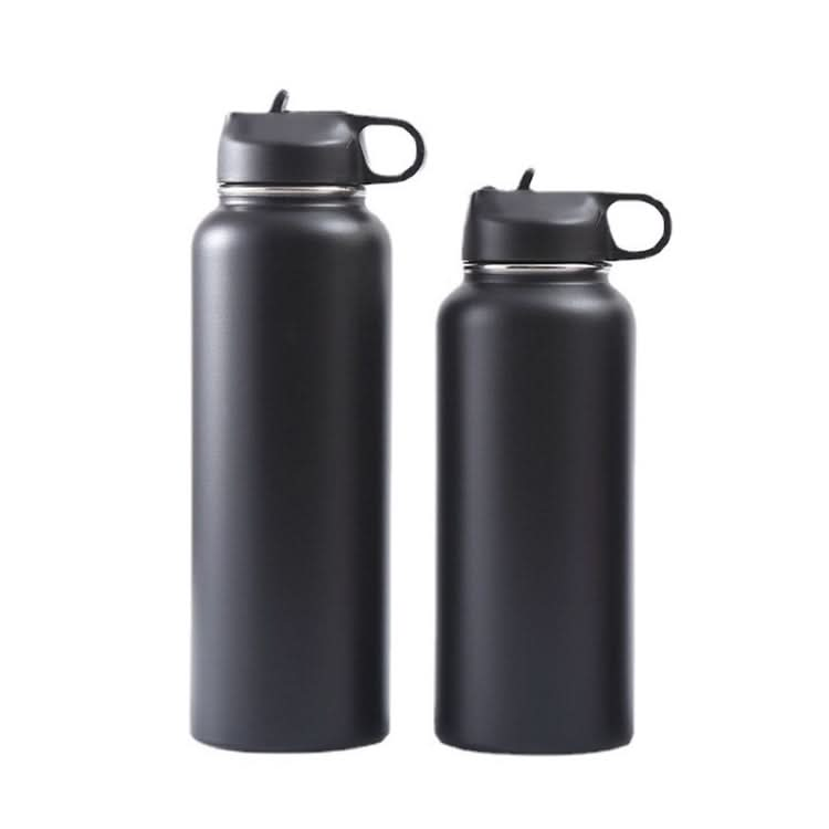 304 Stainless Steel Double Layer Vacuum With Handle Sports Kettle Outdoor Portable Thermal Mug-Reluova