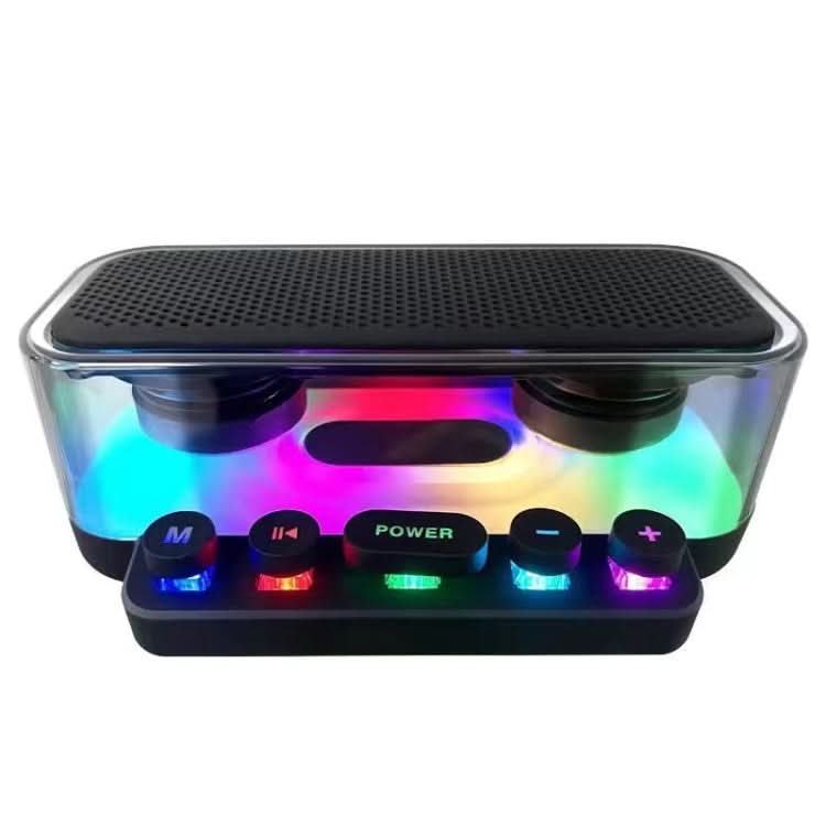 Wireless Bluetooth Speaker Subwoofer with Colorful Lights Supports U Disk