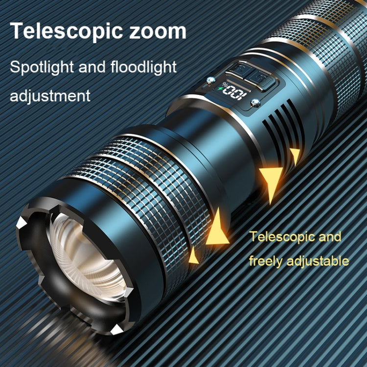 X9 Outdoor White Laser Digital Display Zoom Flashlight Long Range Lighting Flashlight My Store