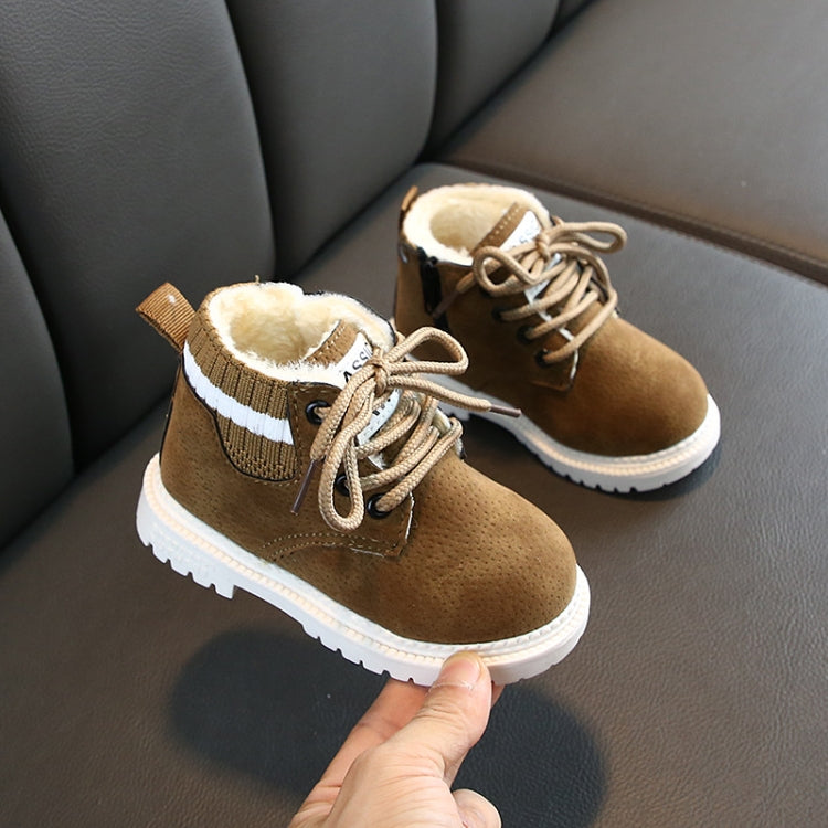 Autumn Winter Children Martin Boots Boys Girls Plush Warm Boots Casual Shoes My Store