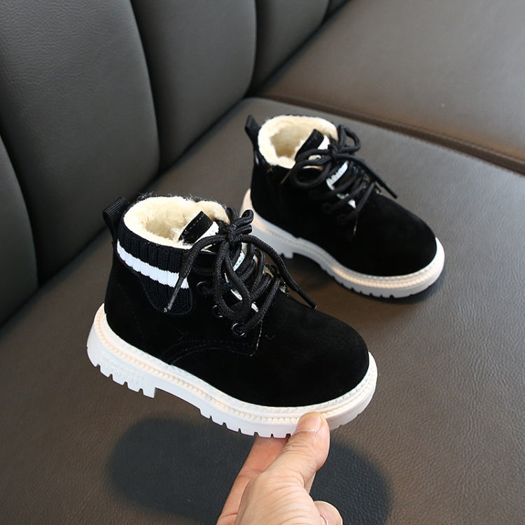 Autumn Winter Children Martin Boots Boys Girls Plush Warm Boots Casual Shoes My Store