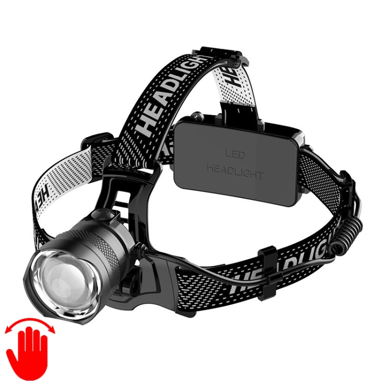 V103 P50 Outdoor Retractable Zoom Headlamp Waterproof Searchlight without Battery