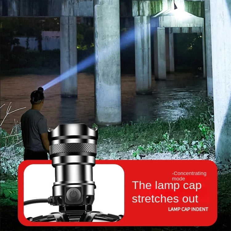 V103 P50 Outdoor Retractable Zoom Headlamp Waterproof Searchlight without Battery