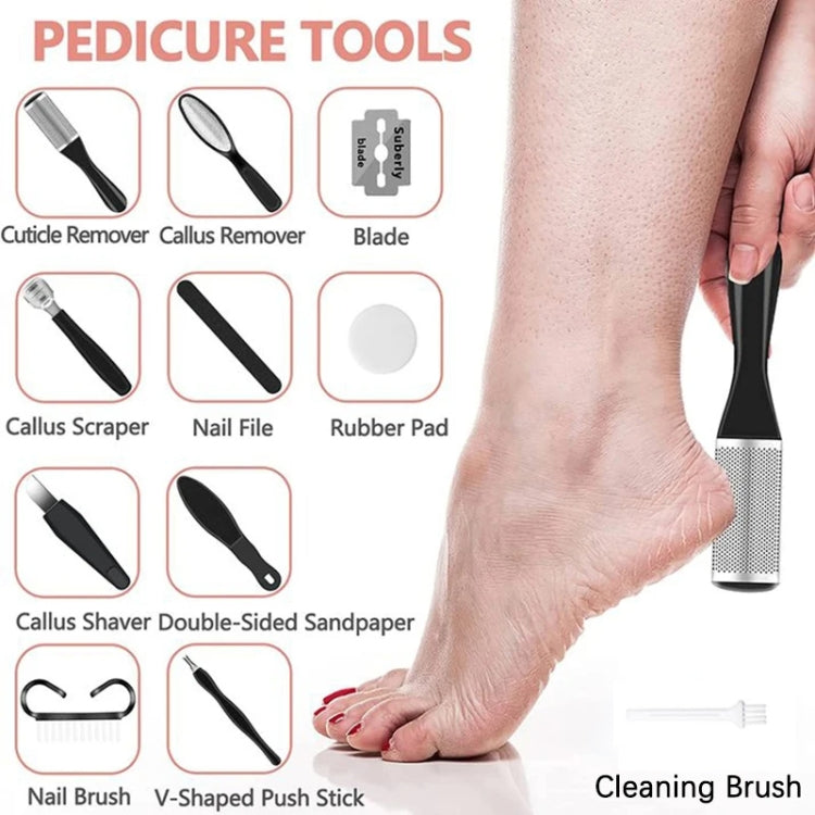 10pcs/set Household Electric Dead Skin Peeling Foot Grinder