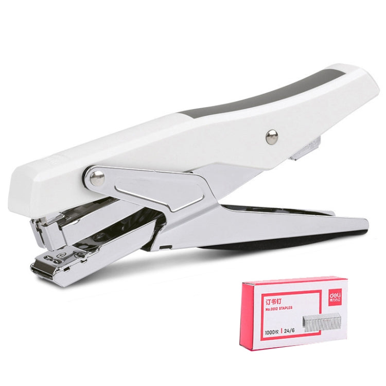 Deli  Labor-saving Stapler NO.12 Handheld Stapler Papers Stapling Machine My Store