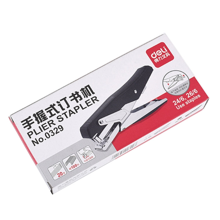 Deli  Labor-saving Stapler NO.12 Handheld Stapler Papers Stapling Machine My Store