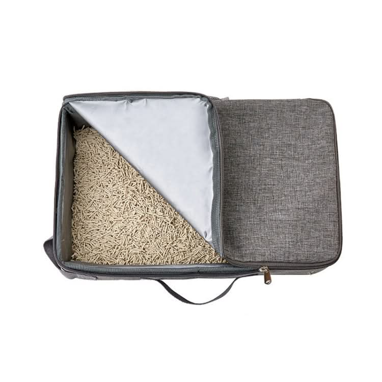 Foldable Oxford Cloth Portable Cat Litter Box Pet Bag - Reluova