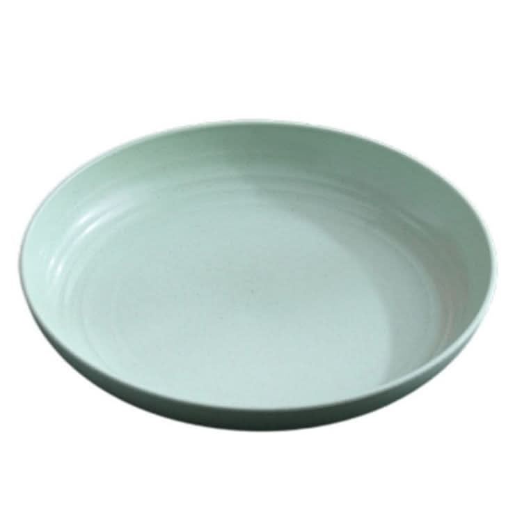 9 inch Wheat Straw Vegetable Disk Home Plastic Round Simple Dish-Reluova