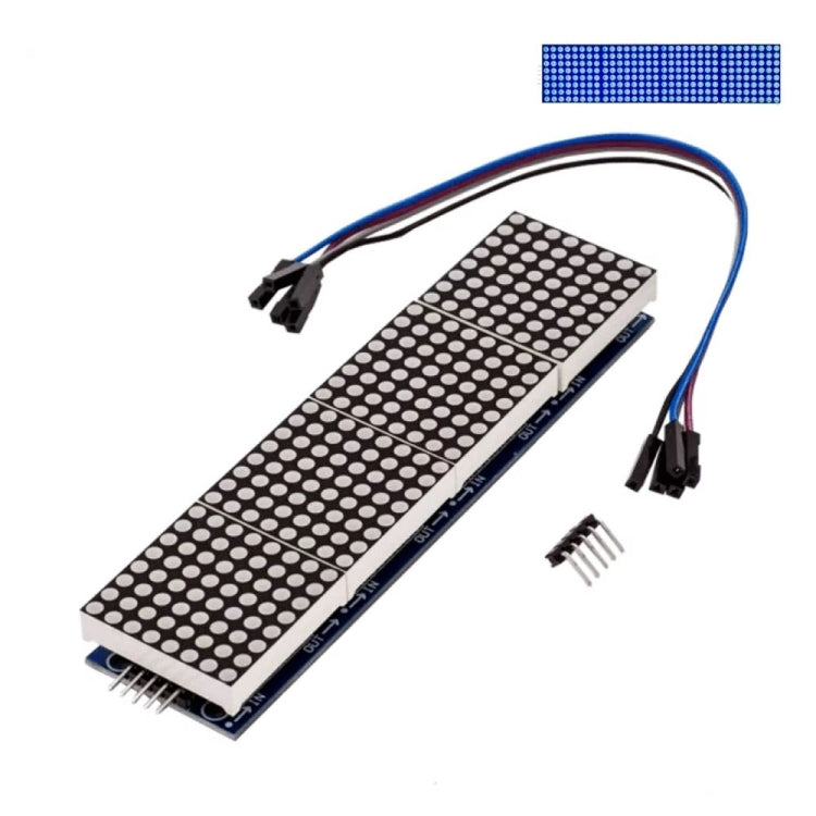 MAX7219 Point Battage Module LH Control Single-Chip Module 4 In 1 Display With 5P Cable Reluova