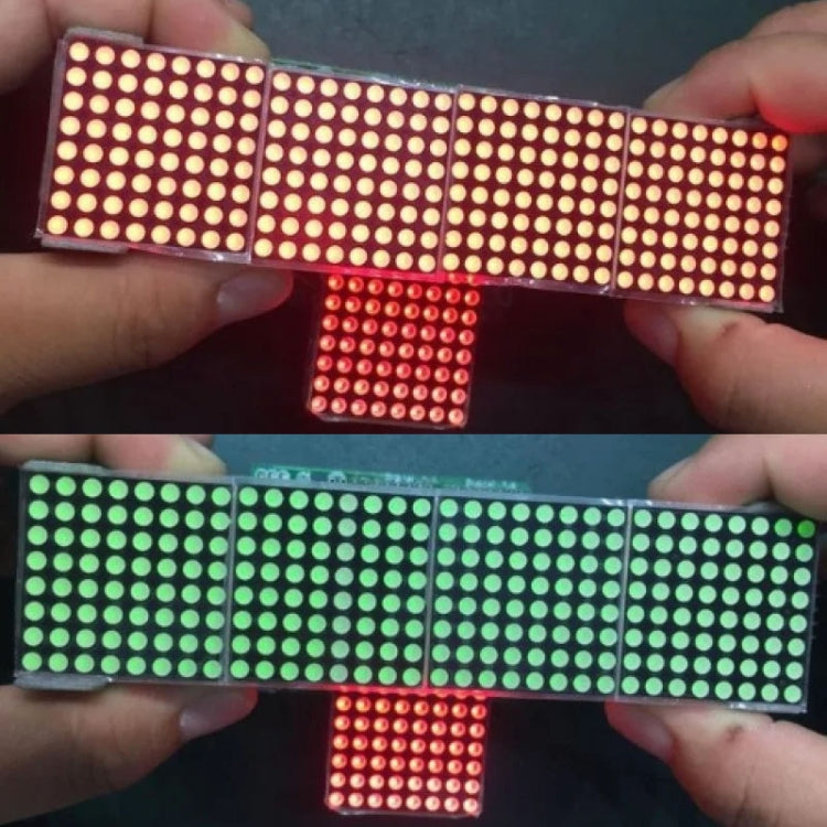 MAX7219 Point Battage Module LH Control Single-Chip Module 4 In 1 Display With 5P Cable Reluova