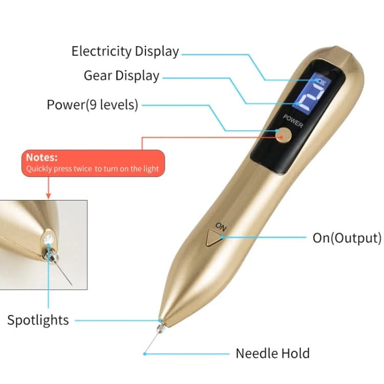 9 Gears Mole Spotting Pen LCD Home Laser Mole Spot Sweeping Beauty Instrument My Store