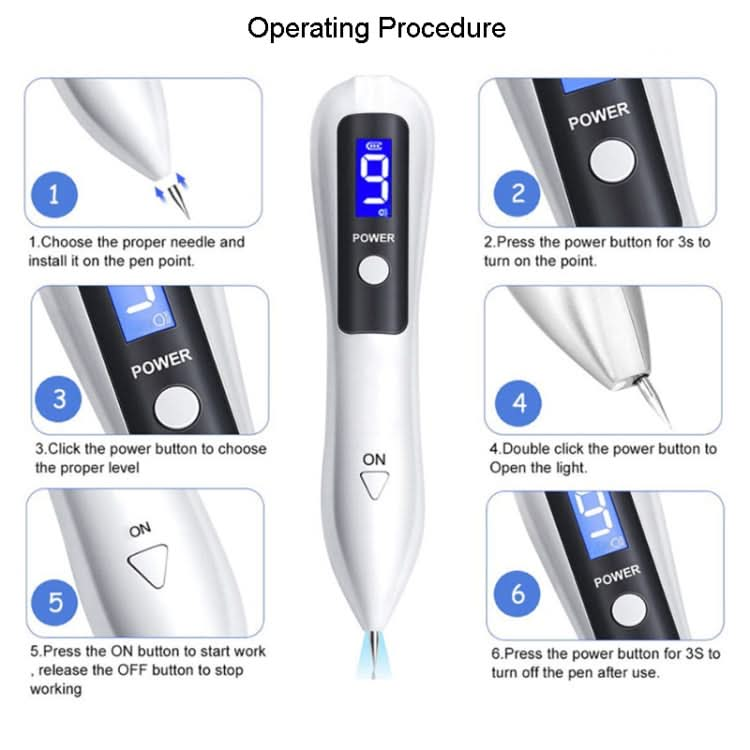 9 Gears Mole Spotting Pen LCD Home Laser Mole Spot Sweeping Beauty Instrument My Store