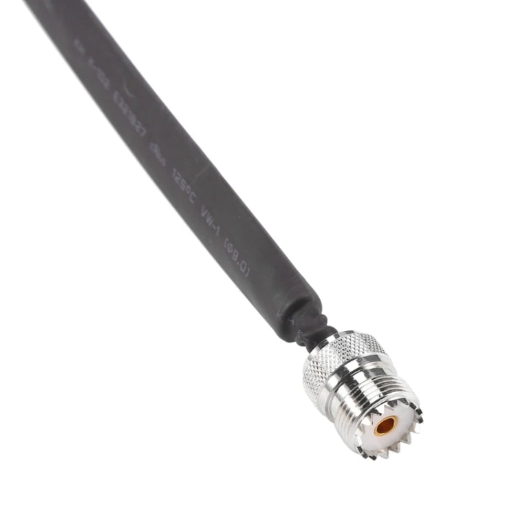 Window/Door Pass Through Flat RF Coaxial Cable UHF 50 Ohm RF Coax Pigtail Extension Cord